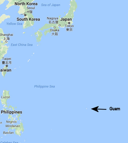 Where is Guam.